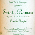 サン・ロマン・ブラン・コンブ・バザン2004ドメーヌ・ド・シャソルネイ