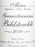 ゲヴァルツトラミネール・ビルドストックレ　2009ドメーヌ・ジェラール・シュレール・エ・フィス