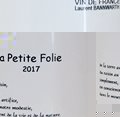 ラ・プティット・フォリー 2017ローラン・バーンワルト