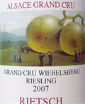 リースリング・グラン・クリュ・ヴィーベルスベルク　2007ドメーヌ・リエッシュ